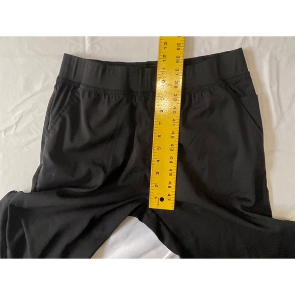 Adar Pro Woman's Scrub Pants Tailored Fit With Slits On Bottom, Black Size-Large - Picture 13 of 15